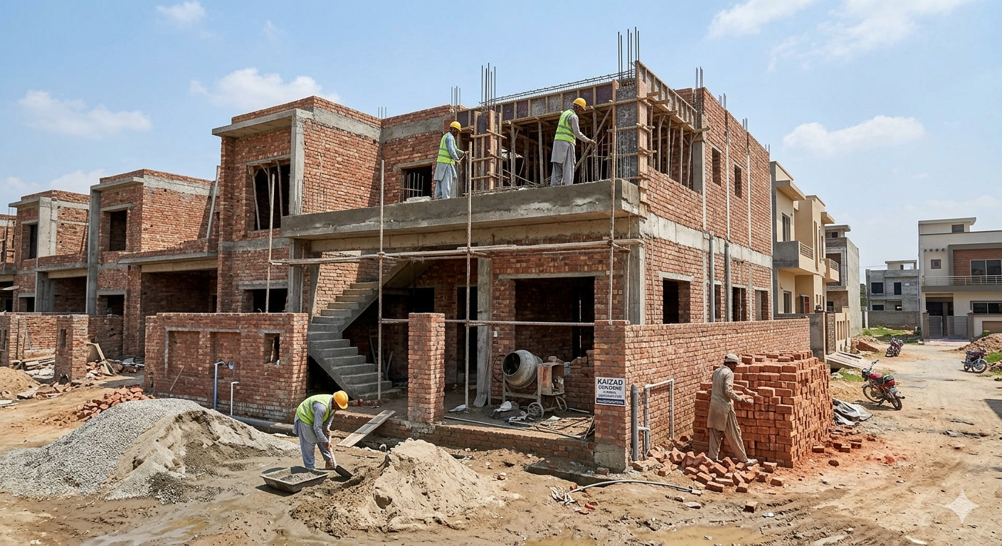 5 marla house construction cost guide Pakistan 2026 front elevation